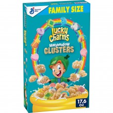 Lucky Charms Cereal Matinal Marshmallow Clusters Family Size 422g